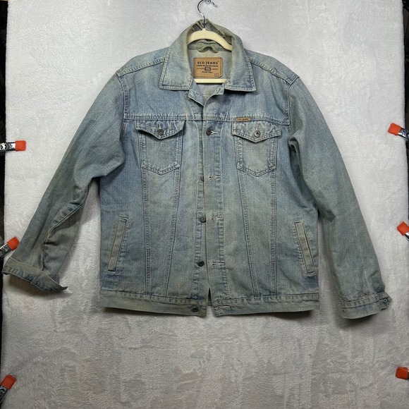SCD Jeans Other - Vintage SCD Jeans Trucker Jacket Men's Blue‎ Denim Button Front Classic - Large